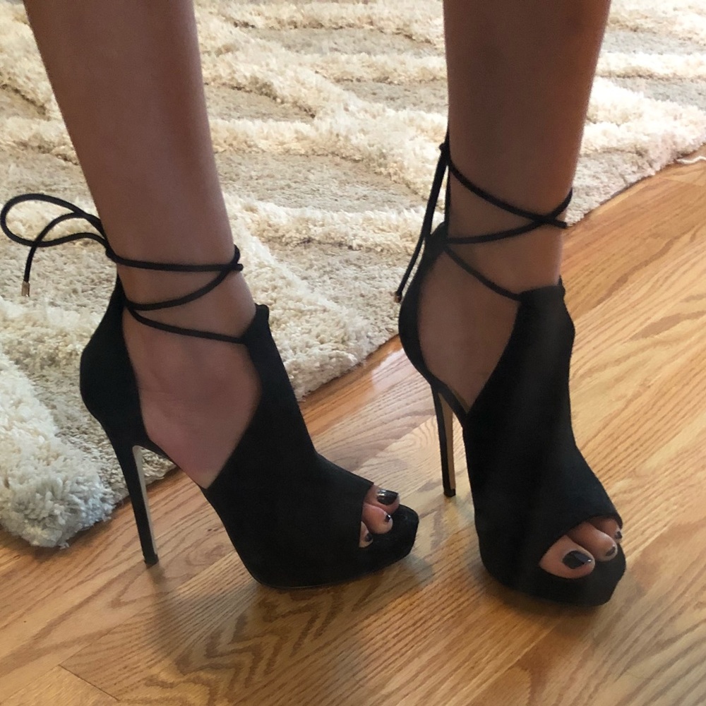 Aldo lace up heels